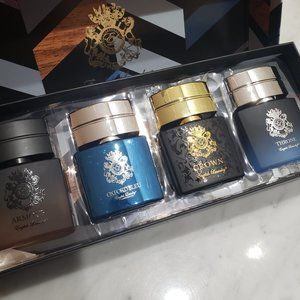 🎁 ENGLISH LAUNDRY 4-Piece Gift Set - Herringbone Collection